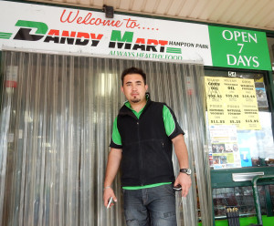 Khan Hazara, owner of halal supermarket, Dandy Mart.