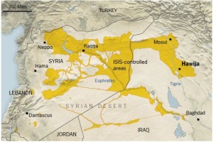 Syria ISIS map
