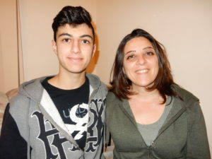 Collette with her son Joseph