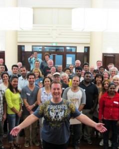 Asylum seekers voice their joy