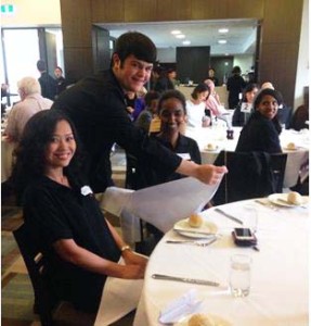 AMES students learn hospitality skills