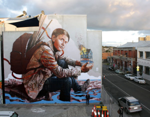 Street art explores cultural identity