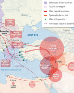 Mapping the tragedy of a refugee crisis