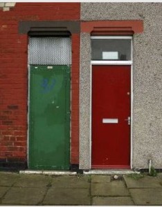 Fury over red doors for asylum seekers