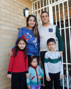 Refugee family finds deliverance