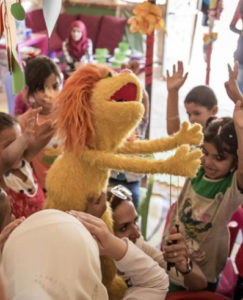 Meet Tonton – a Muppet for refugee kids