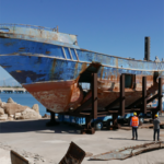 Tragic migrant boat makes an artistic statement