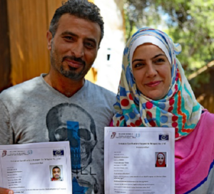 Qualifications passport for refugee on the way