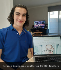 Teenage refugee a Collins Street CEO