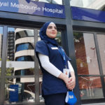 Refugee joins the fight against the COVID-19 pandemic