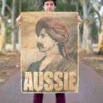 Poster campaign reimagining Australian identity