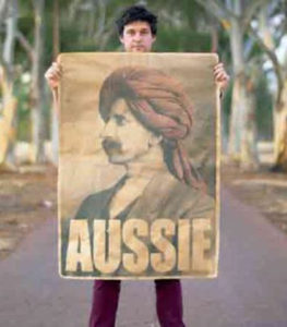 Poster campaign reimagining Australian identity