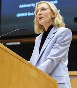 Cate Blanchett calls out inhuman asylum policy