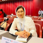 Refugee following her passion to defend human rights