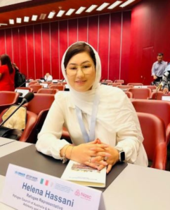 Refugee following her passion to defend human rights