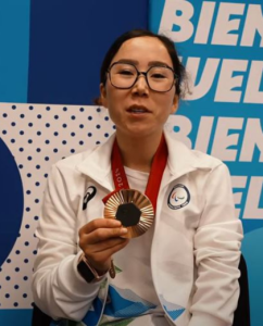 Refugee paralympian makes history