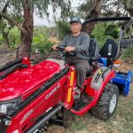Refugee garden and community blooming